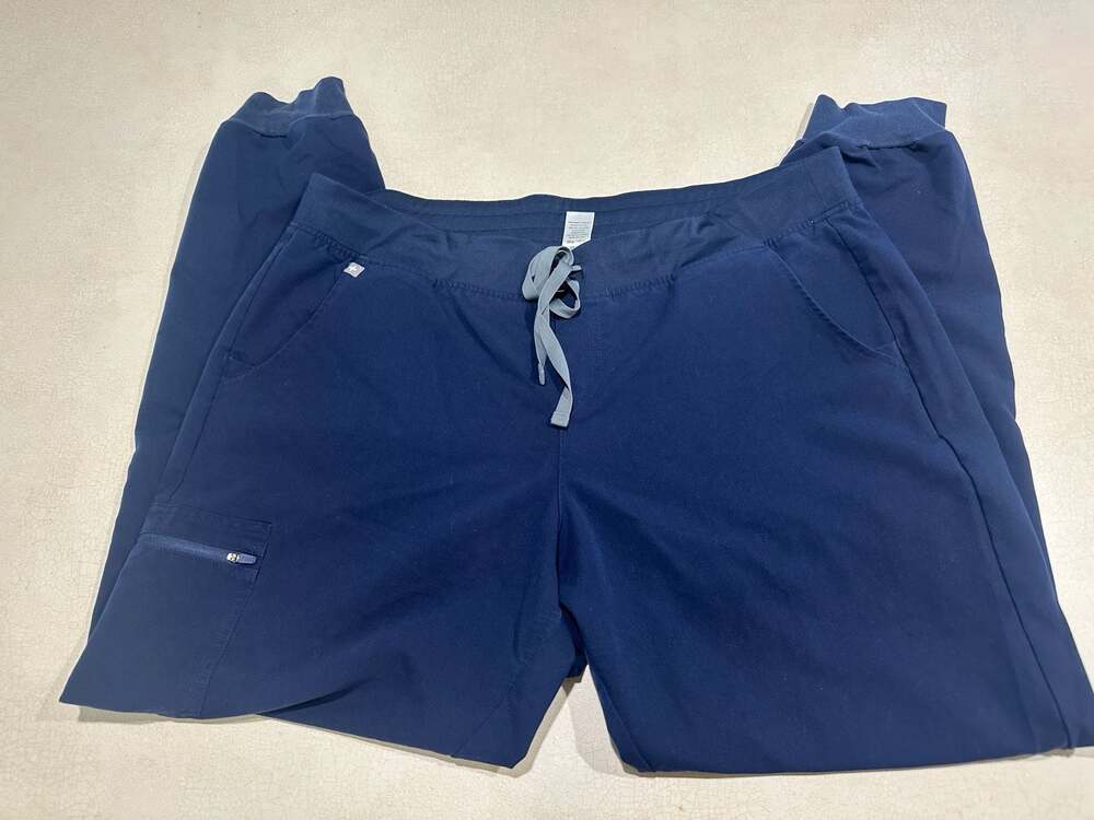 FIGS Zamora Jogger Scrub Pants in Navy